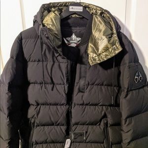 Moose Knuckles Black Winter Jacket